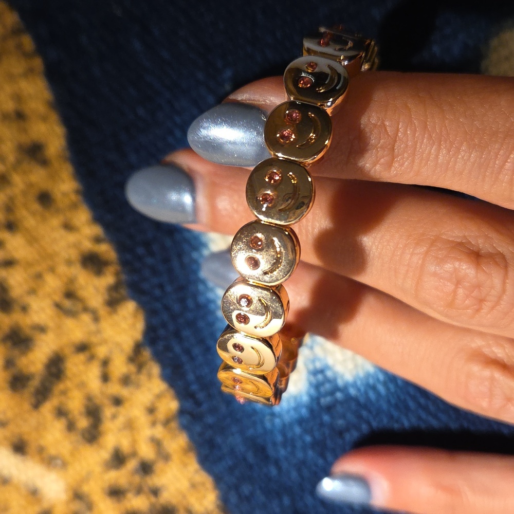 Nwt Gemstone Smiley Face Bracelet - Picture 6 of 6
